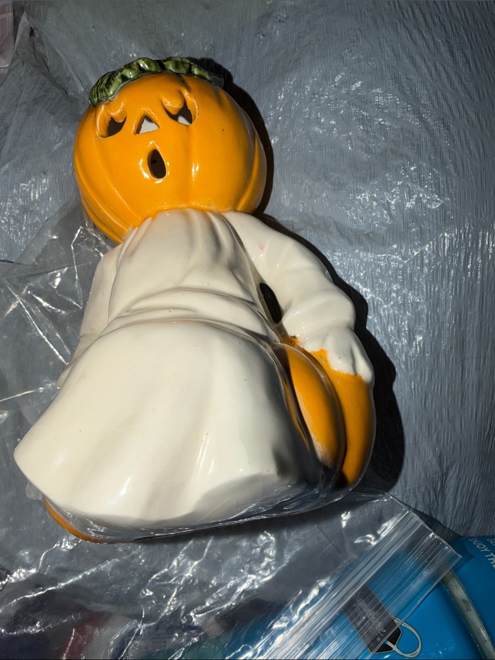 Ceramic pumpkin ghost